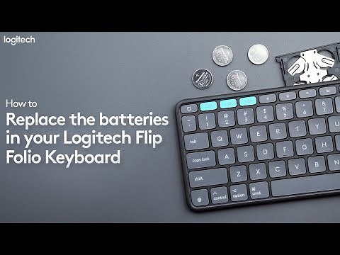 How to replace the batteries in your Logitech Flip Folio keyboard