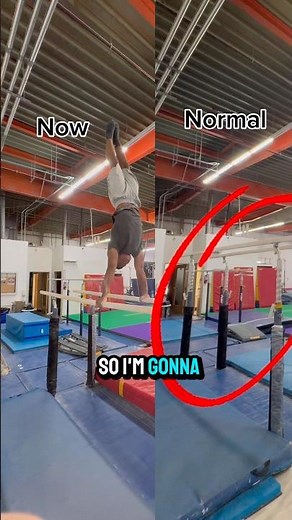 I thought I was gonna land on my face