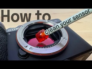 Clean dust from your camera sensor