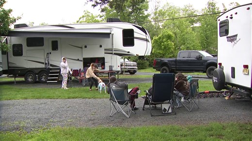 Campgrounds busy in the Poconos