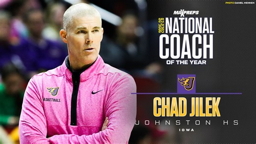High school girls basketball: Chad Jilek of Johnston named 2025-26 MaxPreps National Coach of the Year