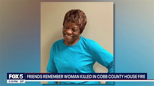 Community supports husband after Cobb woman dies from house fire