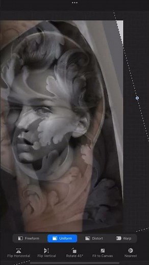 How to Design Black & Grey Tattoos in Procreate | Tattoo Tutorial