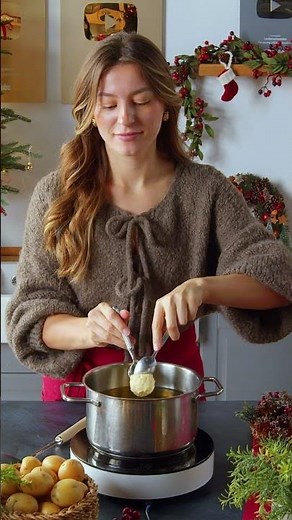 Süsse Kartoffelkrapfen | Weihnachtsmarkt-Gefühl zu Hause 🍠