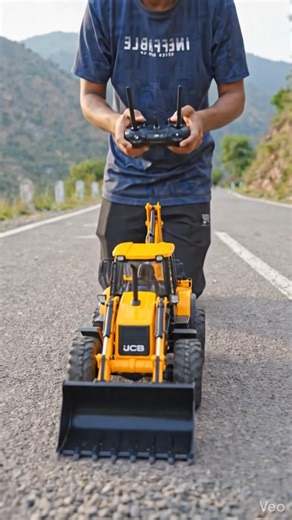 RC JCB remote control JCB warking road #shortsfeed #shorts #jcb #satisfying #asmr#toys #trending