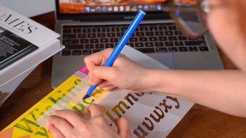 Containlol Teacher Appreciation Gifts Name DIY Pencil Shape Holder Organizer Birthday Favor Supplies for Women Men Back to School Thank You Gifts Desk Sign School Office Decor