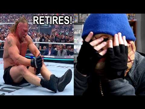 Brock Lesnar Retires After Losing To Oba Femi! (WrestleMania 42) (BDF)