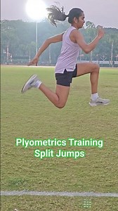 Plyometrics Training:- Split Jumps #sprinter #juniorathlete #trackandfield #motivation #legpower