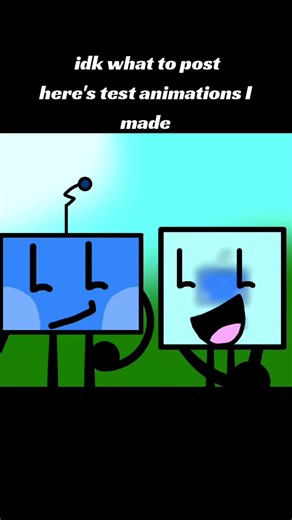 test animations yay making these was pretty fun tbh I voiced all of them cuz I didn't wanna bother anyone lol thx for watching if you did #osc #animation #tweening #bfdi #inanimateinsanity