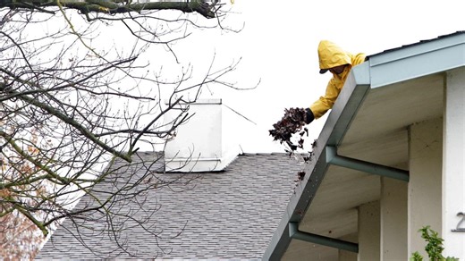 Clogged gutters? Here’s how to clear leaves, debris before the storm