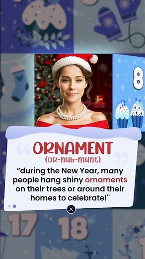 Ornament Meaning & Usage | Build Your Vocabulary Today with Learna AI🎄