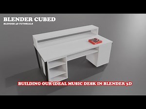I Built the Ultimate Music Desk in Blender 3D!
