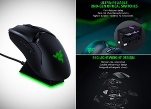 Don't Pay $150, Get a Razer Viper Ultimate Hyperspeed Lightweight Wireless Gaming Mouse   RGB Charging Dock for $75.99 Shipped