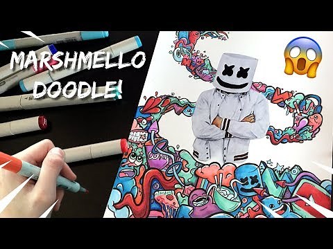 MARSHMELLO Doodle!! Collab with Anthony Miller Art | Shrimpy