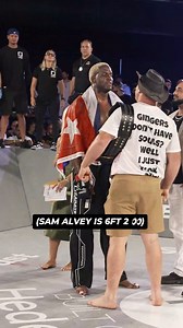 70K views · 3.6K reactions | Just how big do you have to be to make Heavyweight Champ Sam Alvey look regular size?!... ...Robelis Despaigne might have the answer. @smilensam vs @thebigboyfighter for the Heavyweight Title. Coming to a reinforced pit near you soon. | Karate Combat | Facebook