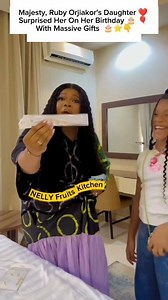 147K views · 4.7K reactions | Majesty, Ruby Orjiakor's Daughter ❤️ Surprised Her On Her Birthday   With Massive Gifts ⭐ | Gist With NellyB | Facebook