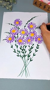 Use a straw to make a painting and give it to your teacher #fblifestyle #CreativeArt #Handicraft | Art, Crafts and Journals