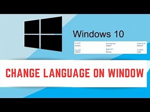 How to change language on windows computer