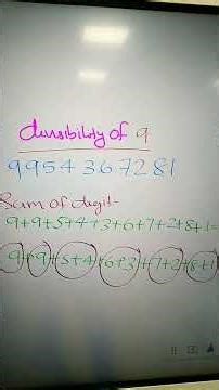 this video explains how to check divisibility of 9 without using pen and paper#shorts#shortsfeed.