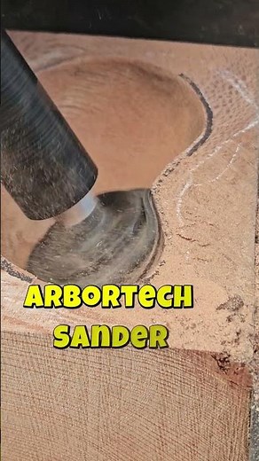 Arbortech ball gouge and sander fast concaves #woodworking #woodart #nolathe #wood