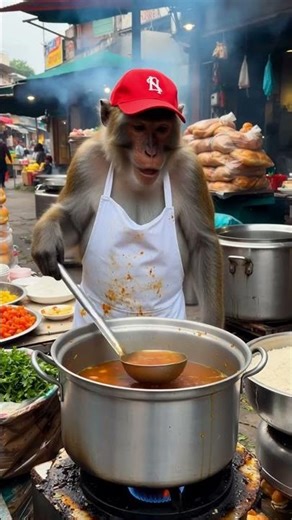 Funny Monkey Chef Cooking Show 🐒🍳 | ApeEats Official