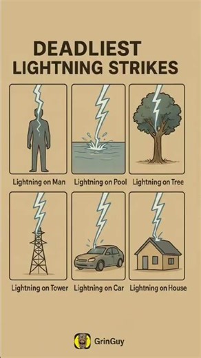 Day-32 Deadliest Lightning Strike 🌩️⚡#DeadliestLightning#LightningStrike #WeatherShorts #ViralShorts