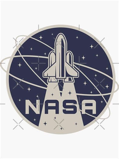 Retro NASA Logo Design; Sticker, Mask, Tee Sticker, Vintage Space Logo Decal, Waterproof Vinyl, Laptop Car Sticker, Gift for Space Lovers - Etsy
