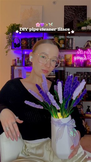 DIY pipe cleaners lilacs #craftideas #diy #flowers #pipecleaners