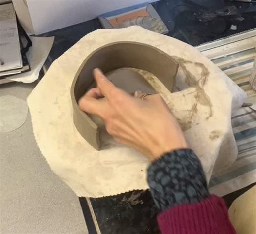 12 reactions | Making a slab pot #pottery #potterylife #potterylove #potterydesign #pot #pots #handmadepottery #slabpot #slabpottery #handmade #handmadedesigns | Dove-Love-Ceramics | Facebook