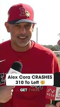Alex Cora Crashes 310 To Left WIth BOLD Predicitions