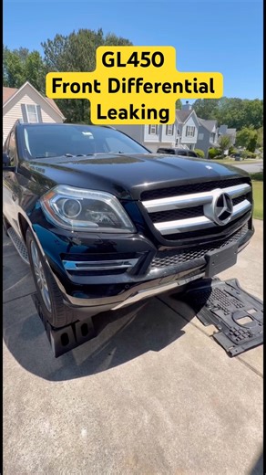Mercedes GL450 Front Differential Gear oil leaking #mercedes #cars #howto #shorts