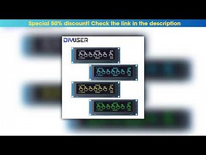 Must Buy 3.12 inch OLED Display Module SSD1322 256x64 for Arduino STM32 Raspberry Pi, SPI I2C Inter