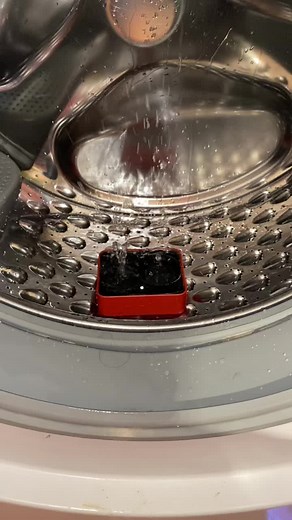 Washing Machine Drum Close-Up: Cleaning Process Explained