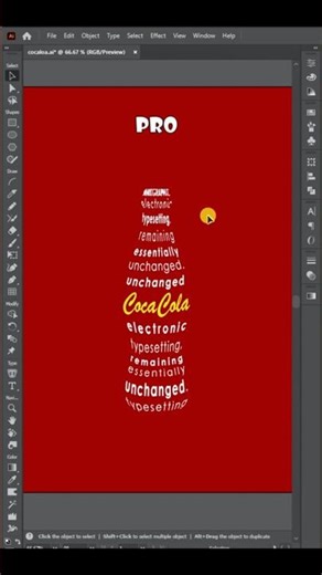 Illustrator Tips to-insert text into any shape #anikgraphic#shorts
