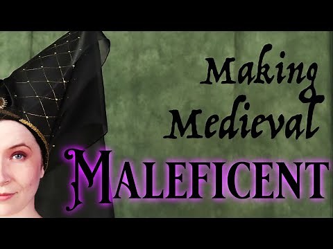 Making a Historically Accurate Maleficent Cosplay II- the Hennin