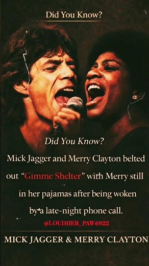 Did You Know? Mick Jagger & Merry Clayton Changed Rock History