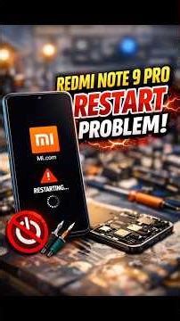 📵 Redmi Note 9 pro Restart Problem Solution #shorts #redmi