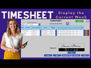 Power Apps TimeSheet Creator Current Week