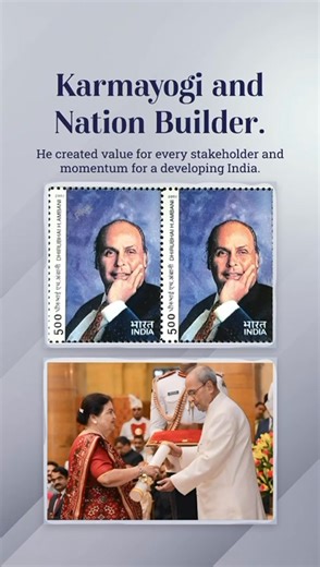Padma Vibhushan Shri Dhirubhai Ambani touched countless hearts during his remarkable life. On his 92nd birth anniversary, we honour his enduring legacy. He is our guiding light and continues to inspire us. #DhirubhaiAmbaniLegacy #DhirubhaiBirthAnniversary | Reliance Group