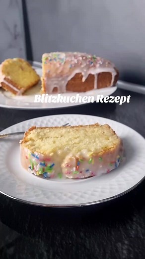 Schneller Rührkuchen mit bunten Streuseln für Kinder