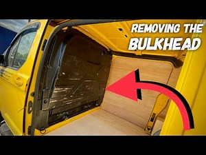 EP2 - DIY Camper Conversion - Removing the bulk head on a Ford Transit Custom