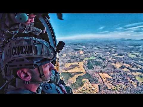 U.S. Army Rangers Drop From Black Hawk Helicopters • (MAR 2026)