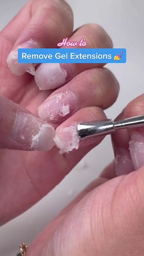 How to Remove Gel Extensions 💅