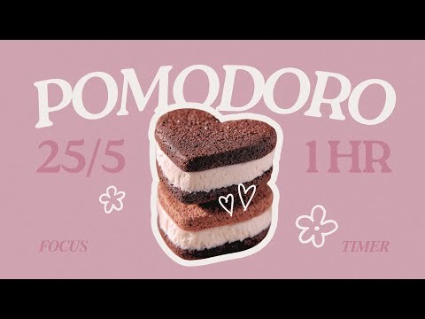 𝐢𝐜𝐞 𝐜𝐫𝐞𝐚𝐦 𝐬𝐚𝐧𝐝𝐰𝐢𝐜𝐡 🤎 𝟸𝟻/𝟻 𝟸𝚂𝙴𝚃𝚂 1𝙷𝚁 | pomodoro focus timer | cozy cafe music | study with me