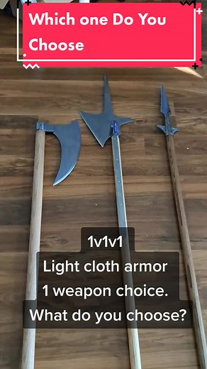 Medieval Weapon Selection: Axe, Halberd, or Spear?