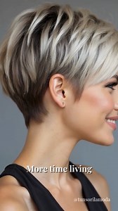 A pixie designed for real routines. Simple. Practical. Polished. | Tunsori la moda