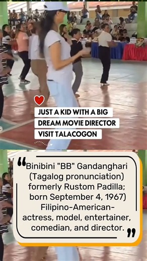 the director for the just a kid with a big dream movie is in Talacogon 😘😘😘