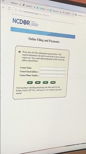 Learn how to file NC Sales & Use Taxes here (NC E-500) #tax #business #businesstips #entrepreneur