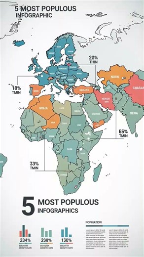 5 Most Population Country highlight | #shorts #country