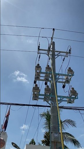 how to operation Fuse cut out 24kv #electricity #electrician #lineman